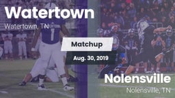 Matchup: Watertown vs. Nolensville  2019