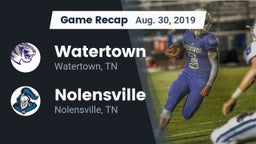 Recap: Watertown  vs. Nolensville  2019