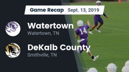Recap: Watertown  vs. DeKalb County  2019