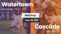 Matchup: Watertown vs. Cascade  2019