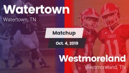 Matchup: Watertown vs. Westmoreland  2019