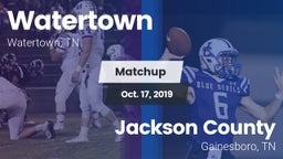 Matchup: Watertown vs. Jackson County  2019