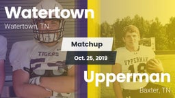 Matchup: Watertown vs. Upperman  2019