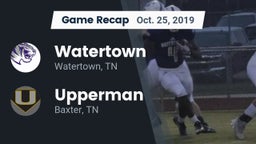 Recap: Watertown  vs. Upperman  2019