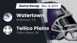 Recap: Watertown  vs. Tellico Plains  2019