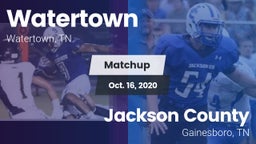 Matchup: Watertown vs. Jackson County  2020