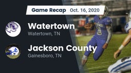 Recap: Watertown  vs. Jackson County  2020