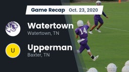 Recap: Watertown  vs. Upperman  2020
