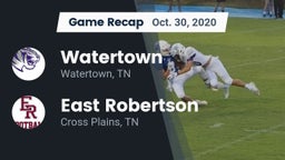 Recap: Watertown  vs. East Robertson  2020