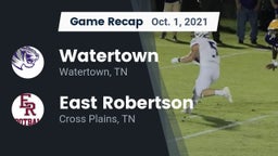 Recap: Watertown  vs. East Robertson  2021