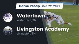 Recap: Watertown  vs. Livingston Academy 2021