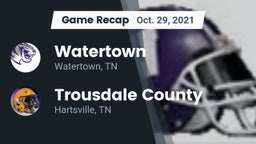 Recap: Watertown  vs. Trousdale County  2021