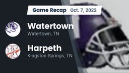 Recap: Watertown  vs. Harpeth  2022