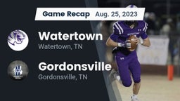 Recap: Watertown  vs. Gordonsville  2023