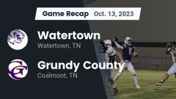 Recap: Watertown  vs. Grundy County  2023