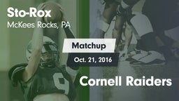 Matchup: Sto-Rox vs. Cornell Raiders 2016