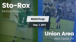 Matchup: Sto-Rox vs. Union Area  2017