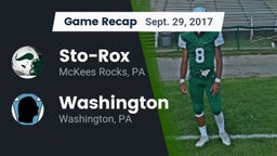 Recap: Sto-Rox  vs. Washington  2017