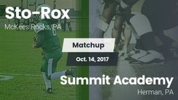 Matchup: Sto-Rox vs. Summit Academy  2017