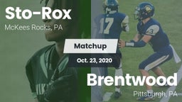 Matchup: Sto-Rox vs. Brentwood  2020