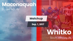 Matchup: Maconaquah vs. Whitko  2017