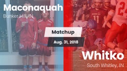 Matchup: Maconaquah vs. Whitko  2018