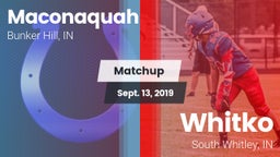 Matchup: Maconaquah vs. Whitko  2019