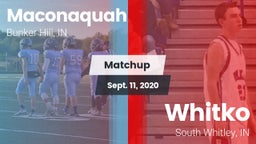 Matchup: Maconaquah vs. Whitko  2020