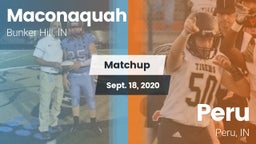 Matchup: Maconaquah vs. Peru  2020