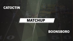 Matchup: Catoctin vs. Boonsboro  2016