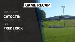 Recap: Catoctin  vs. Frederick  2016