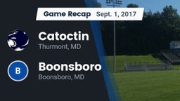 Recap: Catoctin  vs. Boonsboro  2017