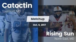 Matchup: Catoctin vs. Rising Sun  2017