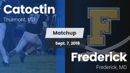 Matchup: Catoctin vs. Frederick  2018