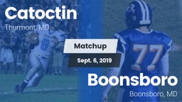 Matchup: Catoctin vs. Boonsboro  2019