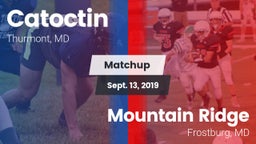 Matchup: Catoctin vs. Mountain Ridge  2019