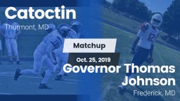 Matchup: Catoctin vs. Governor Thomas Johnson  2019