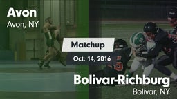 Matchup: Avon vs. Bolivar-Richburg  2016