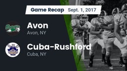 Recap: Avon  vs. Cuba-Rushford  2017