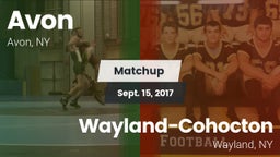 Matchup: Avon vs. Wayland-Cohocton  2017
