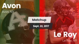 Matchup: Avon vs. Le Roy  2017