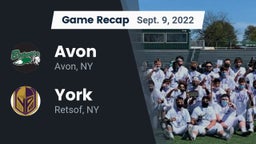 Recap: Avon  vs. York  2022