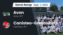 Recap: Avon  vs. Canisteo-Greenwood  2023