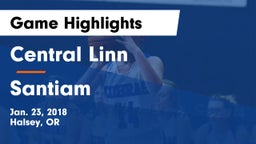 Central Linn  vs Santiam  Game Highlights - Jan. 23, 2018