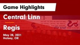 Central Linn  vs Regis  Game Highlights - May 28, 2021