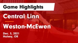 Central Linn  vs Weston-McEwen Game Highlights - Dec. 3, 2021