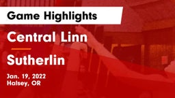 Central Linn  vs Sutherlin Game Highlights - Jan. 19, 2022