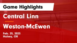 Central Linn  vs Weston-McEwen  Game Highlights - Feb. 25, 2023