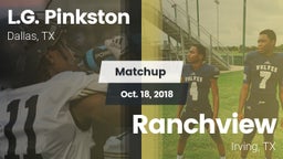 Matchup: Pinkston vs. Ranchview  2018