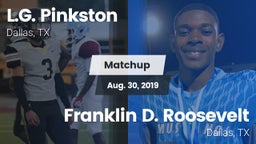 Matchup: Pinkston vs. Franklin D. Roosevelt  2019